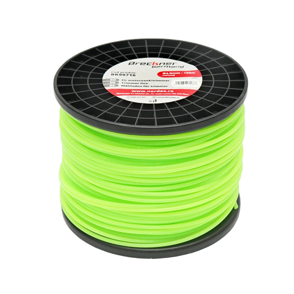 Filo per decespugliatore tondo, 4 mm x 150 m Breckner Germany