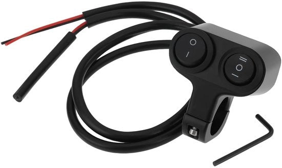 Stuzzicherino per Motorcicletta con Doppio Pulsante di Accensione 12V per Manubrio da 22mm