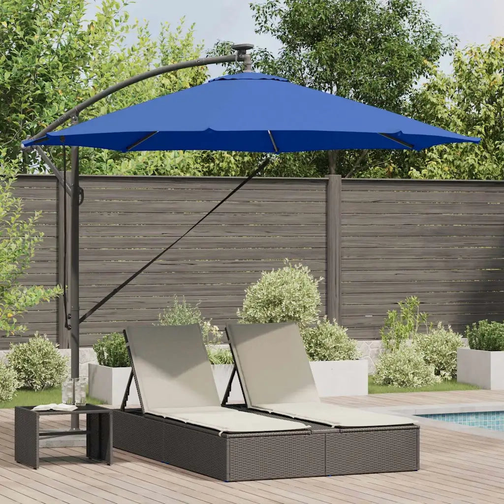 Ombrello | Parasolne Azzurro 294 x 294 x 248 cm Poliestere e Alluminio