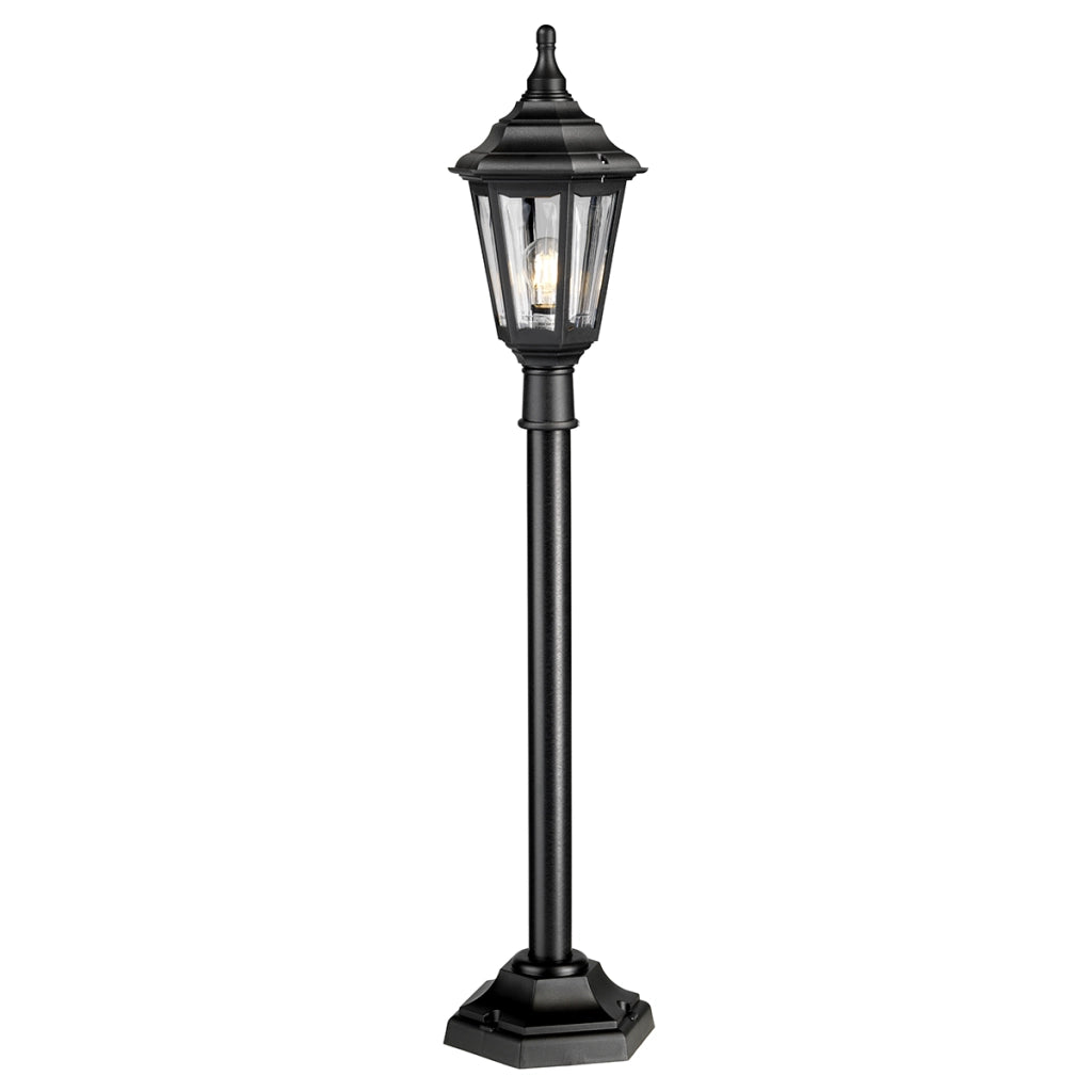 Paletto luce esterno nero E27 60W IP44 Kinsale Elstead