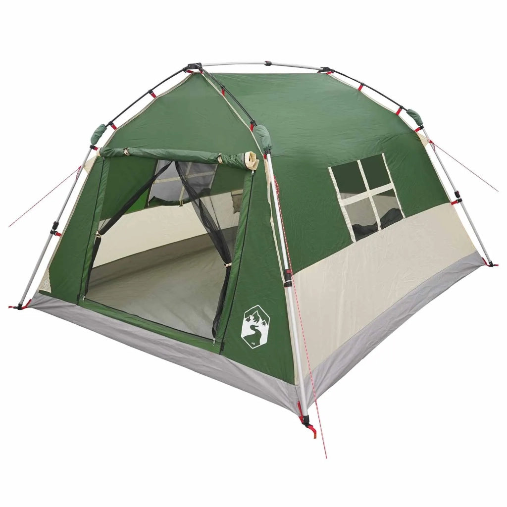 Tenda istantanea resistente all'acqua 3 persona 3 persone Verde 42042266
