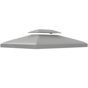 Gazebo 4x3 m a 2 Livelli ¨C Minimal ¨C Grigio