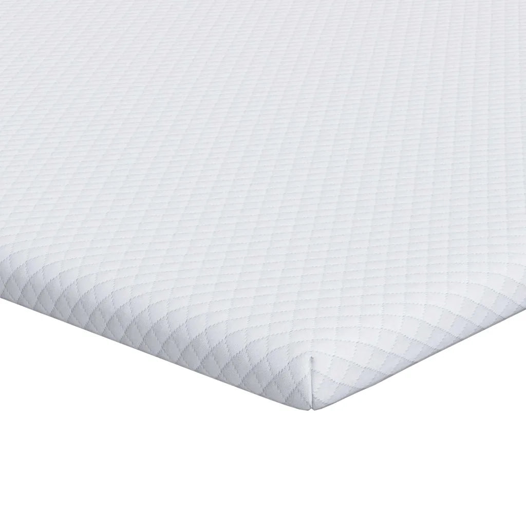 Topper per materasso Bianco 120 x 200 cm Tessuto Jacquard 4106214