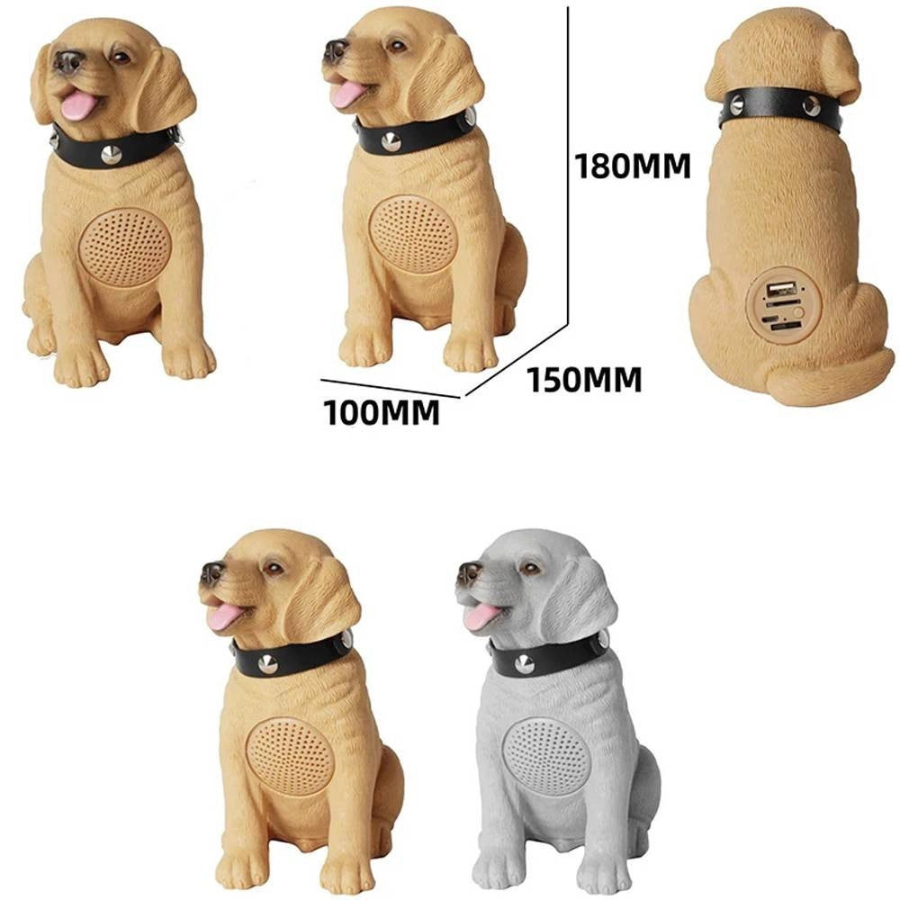 Trade Shop - Altoparlante Bluetooth Wireless A Forma Di Cane Speacker Radio Stereo Portatile -
