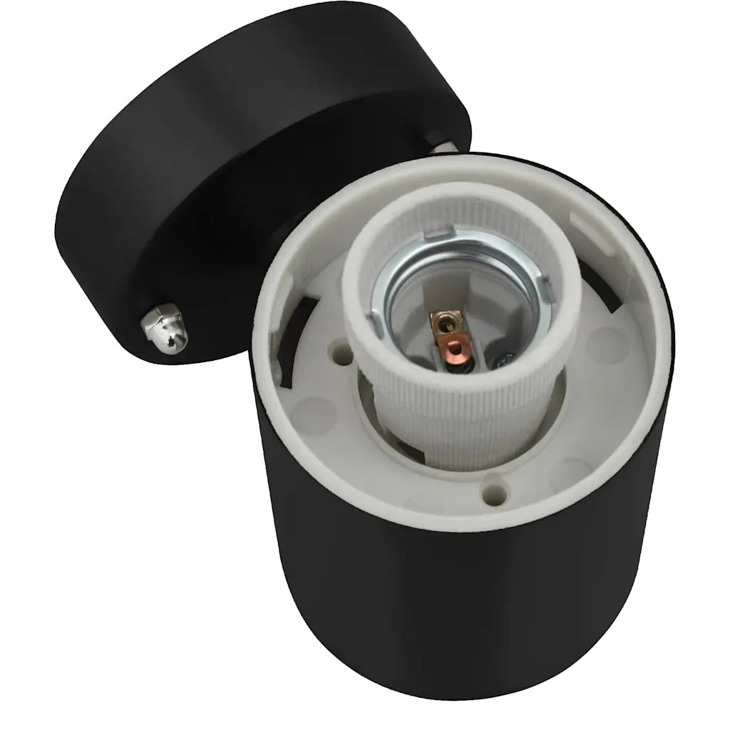 Lampada da Parete Esterna 2 pcs Nero 12 x 8,5 x 27 cm 4005936