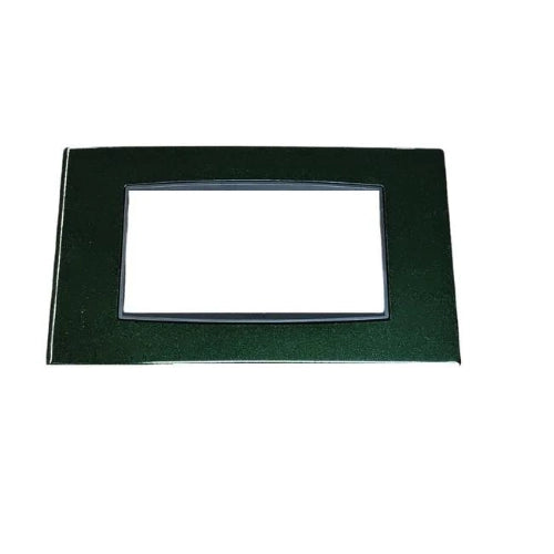 VIMAR EIKON - PLACCA CLASSIC 4M VERDE OXFORD META
