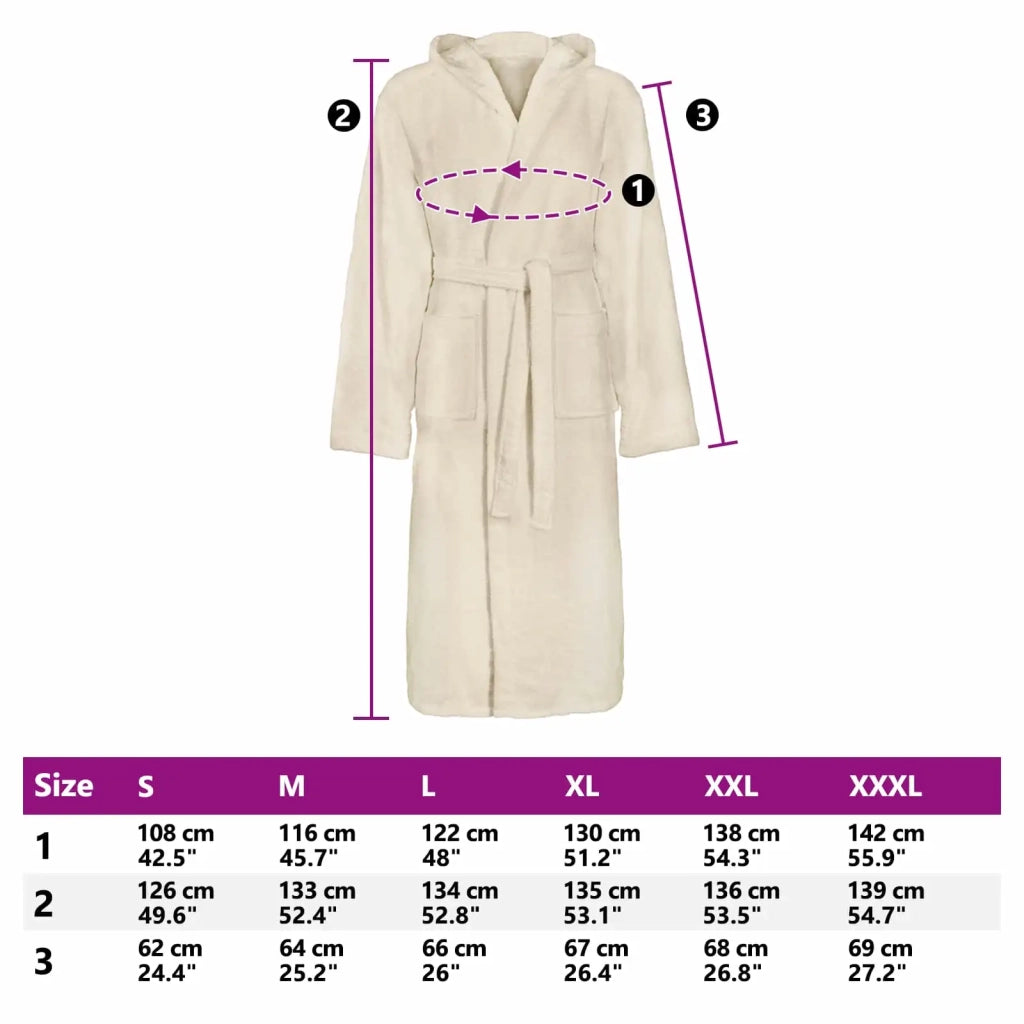 Accappatoio KINN Crema XXL Cotone 4100809