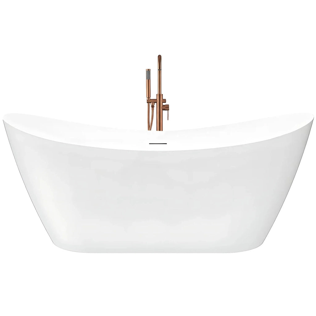 Vasca Bagno Da Terra Rea Ferrano Slim 180 Copritappo nero