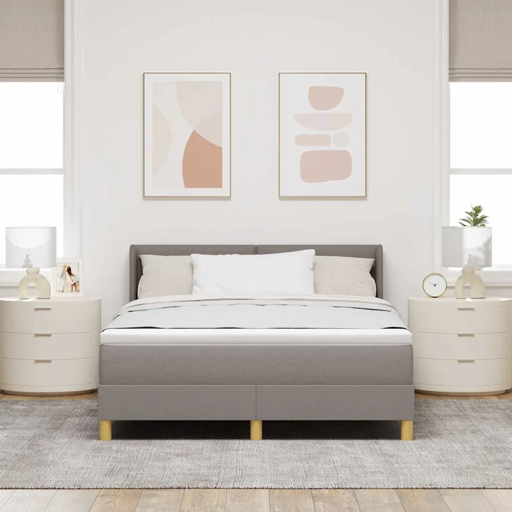 Letto a molle con materasso Talpa 190 x 140 cm Tessuto 3341290