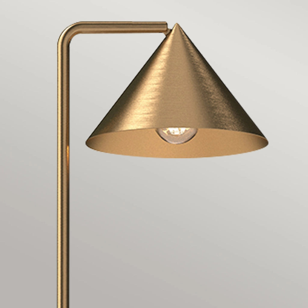 Lampada da terra moderna oro spazzolato E27 Remyck