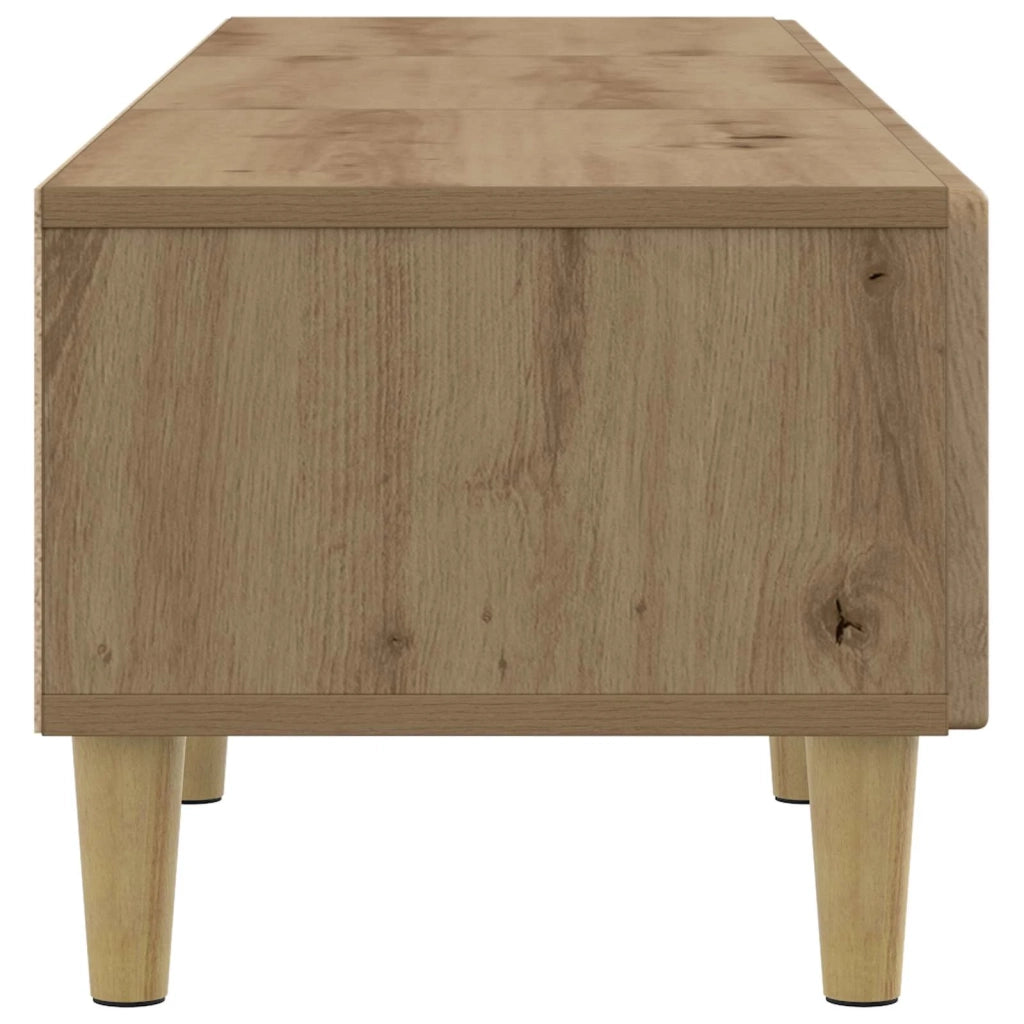 Mobile TV con cassetto-Credenza per TV Rovere Artigianale 147 x 34,5 x 30 cm 551941