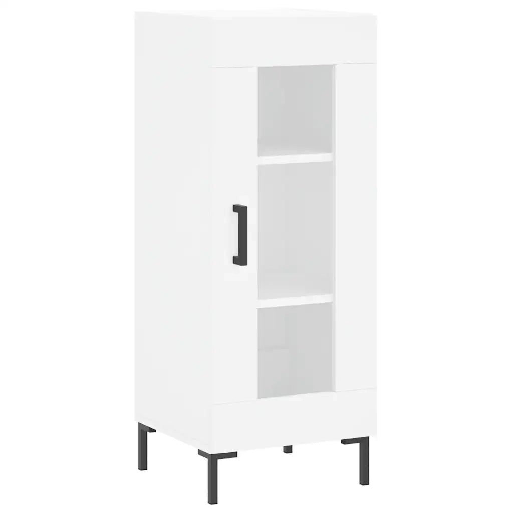 Credenza Bianca 34,5x34x180 cm in Legno Multistrato 3200385