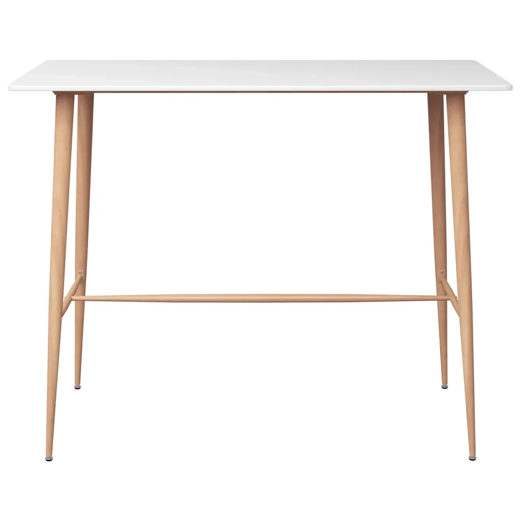 Set da Bar 5 pz Bianco e Grigio 3057439
