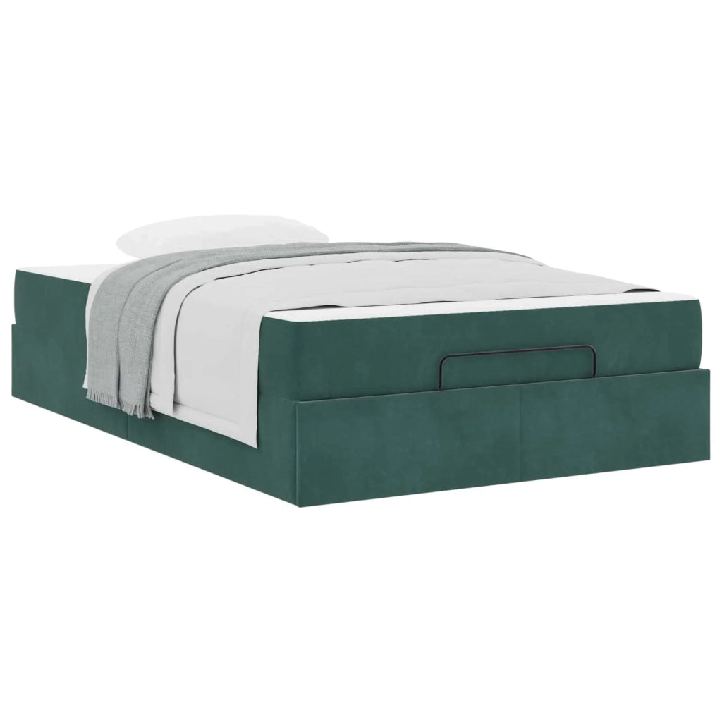 Struttura letto con materasso 2 pcs Verde Velluto 3399555