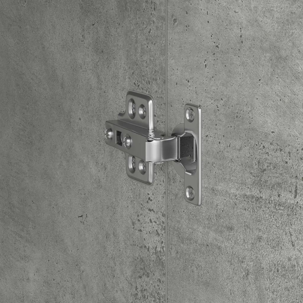 Credenza Grigio cemento 35 x 39 x 168 cm 869333