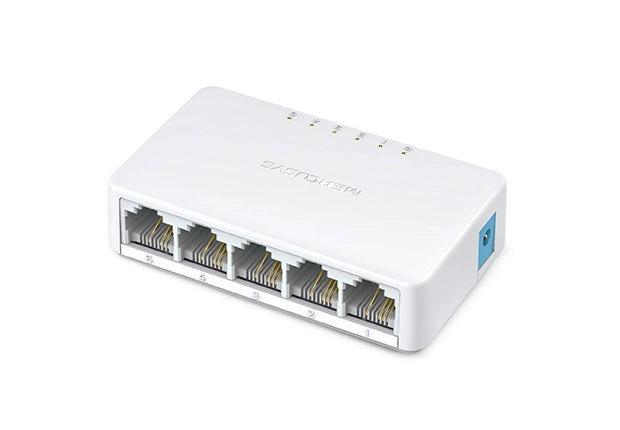 SWITCH MINI DESKTOP 5P 10/100 RJ45 AUTO MDI/MDIX PLASTIC CASE