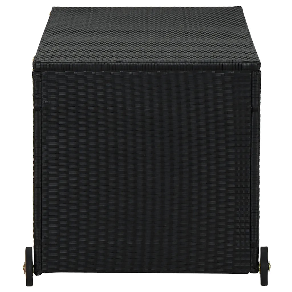 Contenitore da Giardino Nero 120x65x61 cm in Polyrattan CFW4398512