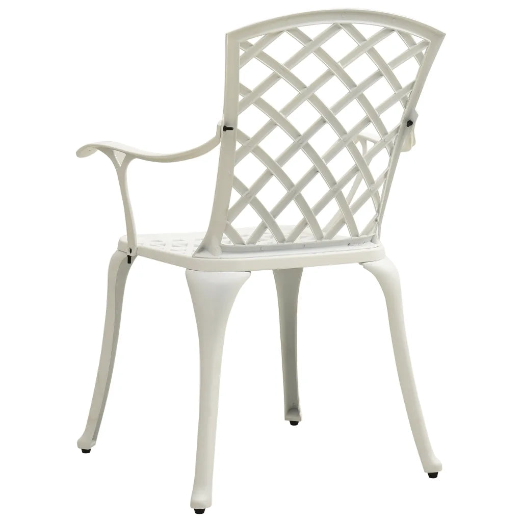 Set da Bistrot 3 pz in Alluminio Pressofuso Bianco 3070588