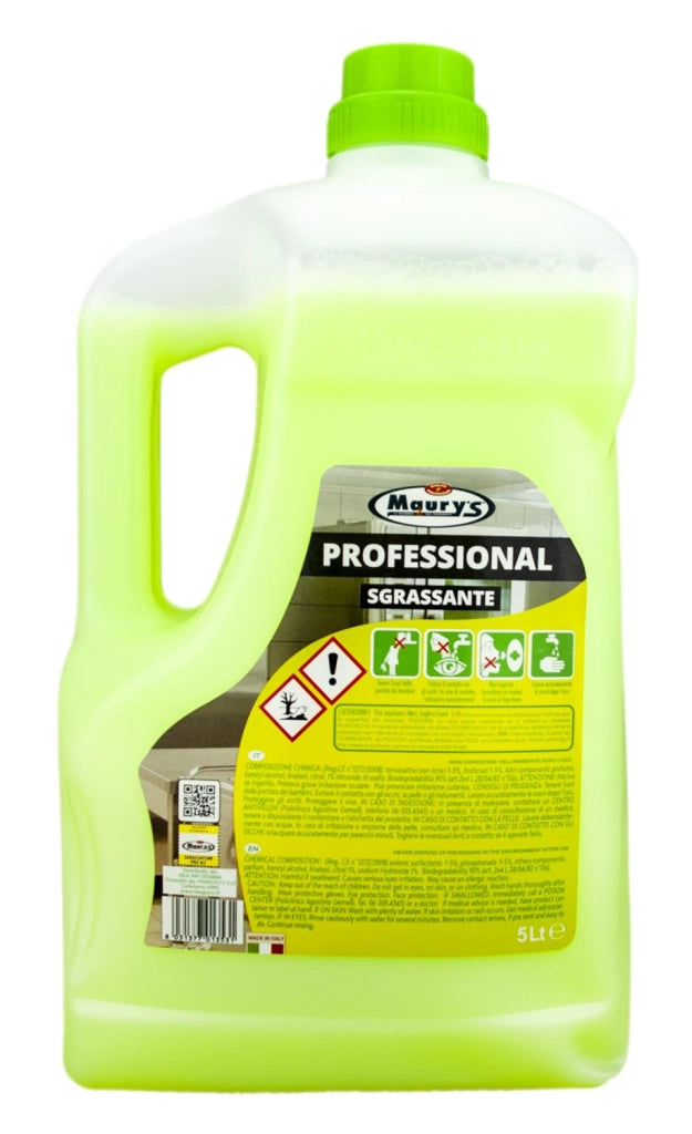 MAURY'S PROFESSIONAL 5LT DETERGENTE SGRASSANTE LIMONE