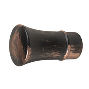 2 POMOLI A TROMBA IN ALLUMINIO NERO/ RAME