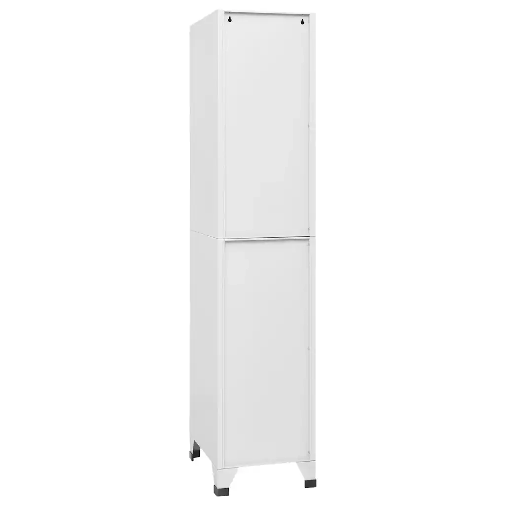 Armadietto a Chiave a 3 Scomparti 38x45x180 cm 244474