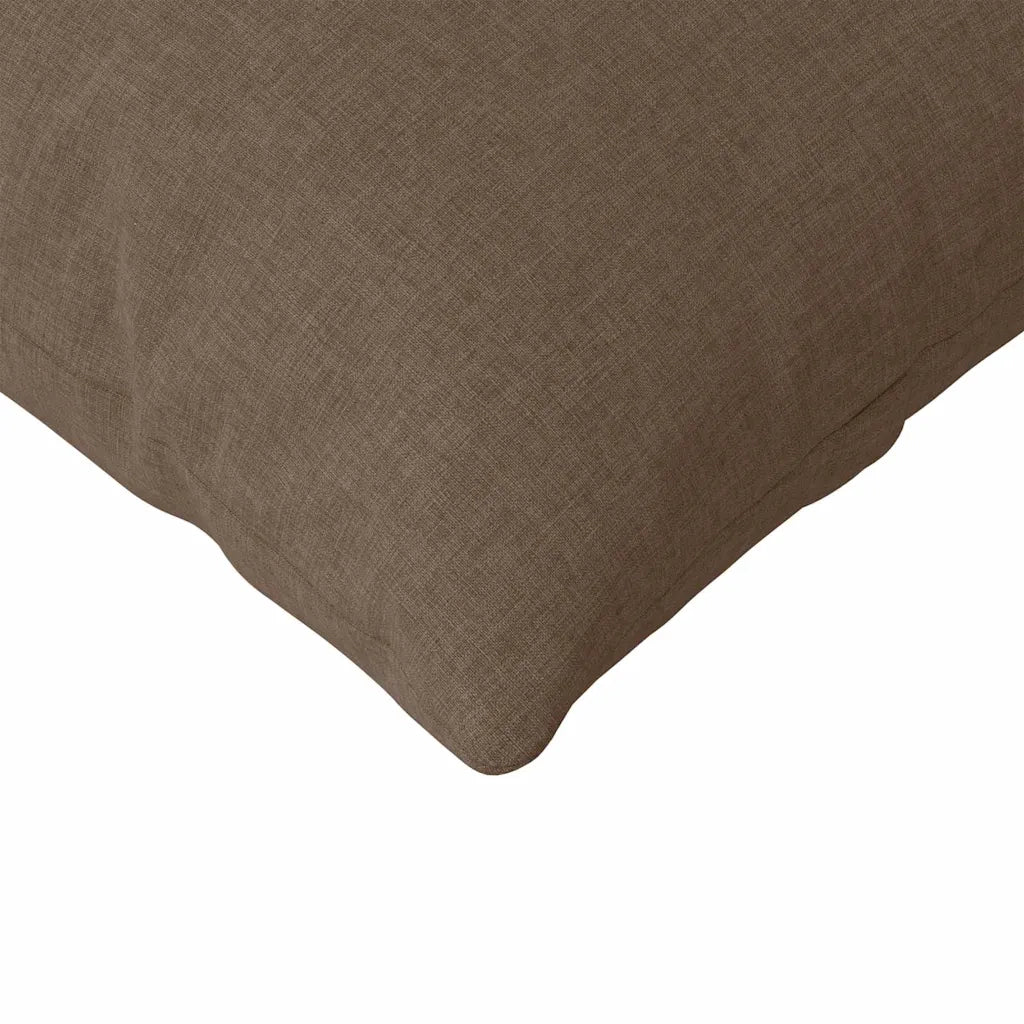 Cuscini da Divano 2 pz-Set di 2 Cuscini per Sofa Marrone 145 x 40 cm Tessuto