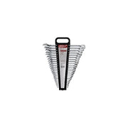 Gedore R09105024 Set di Chiavi Combinata Metriche 24 Pezzi 6-32 mm Acciaio Cromo-Vanadio Finitura Cromata Opaca Satinata Angolo 15° Conforme DIN 3113 ISO 3318 ISO 7738 In Supporto colore Nero