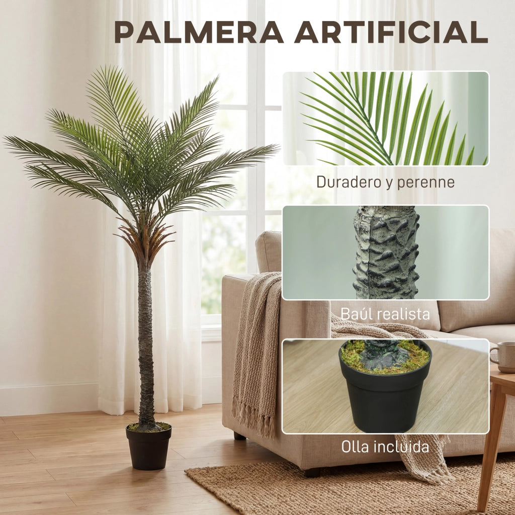 Palma Artificiale Decorativa ¨C zephmum ¨C Verde 180 cm