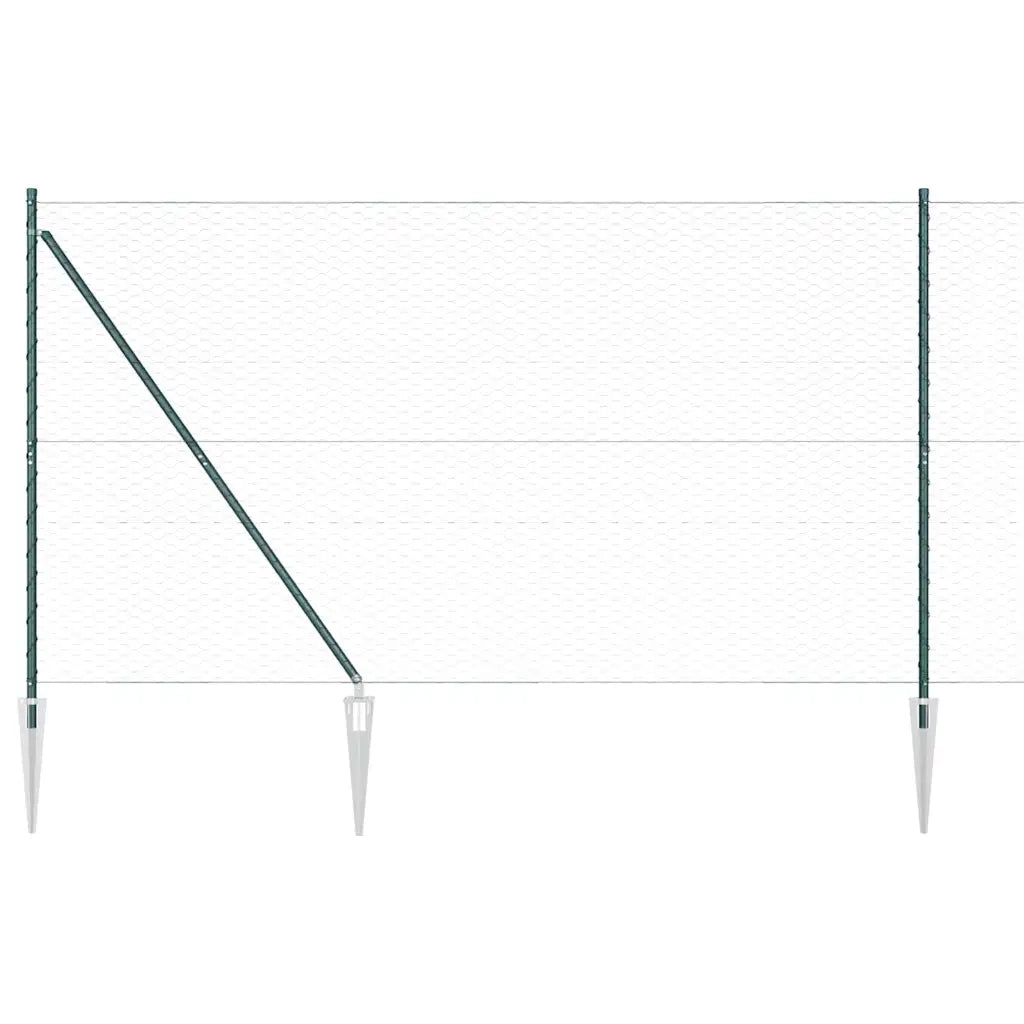 Palo della recinzione Verde 100 x 1,5 m (rete da 36 mm)