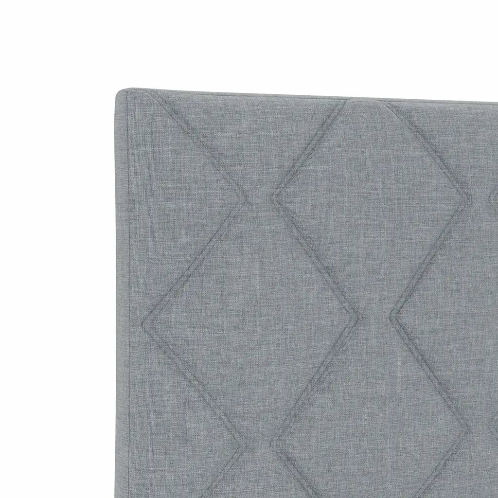 Testiera Grigio chiaro 80 cm Tessuto 42007202