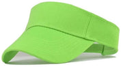 Solella per Sport - Cappello da Sole in Coton con Altezza Regolabile - Uomo e Donna - Verde Fluorescente