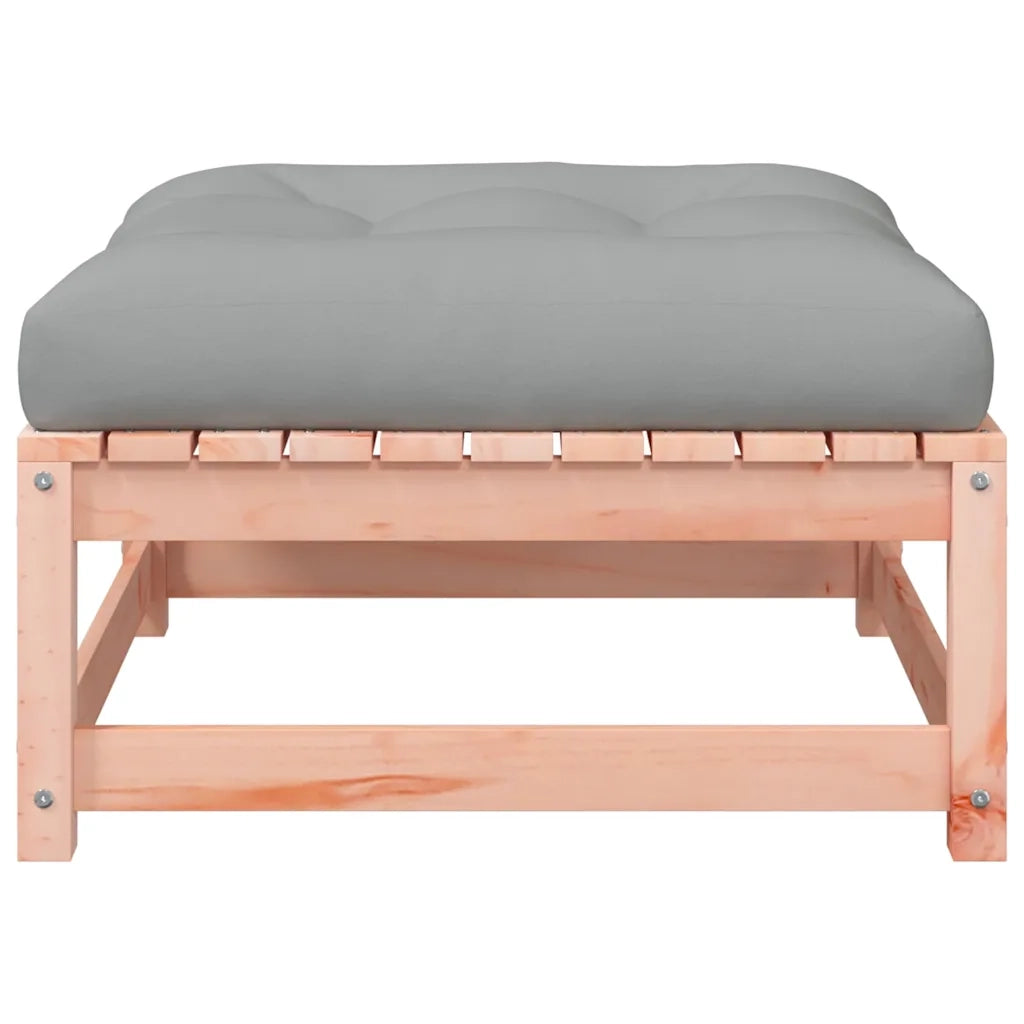 Divano da Giardino Senza Braccioli con Cuscini e Poggiapiedi-Sofa da Giardino-Divano da esterno 993993
