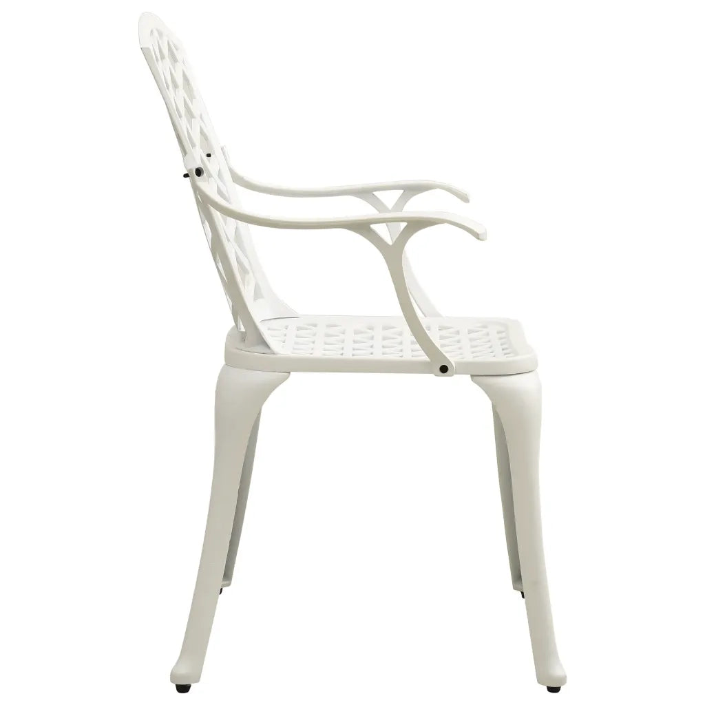 Set da Bistrot 3 pz in Alluminio Pressofuso Bianco 3070588