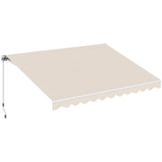 Tenda da Sole a Bracci per Esterno ¨C Minimal ¨C Beige 3x2.5m