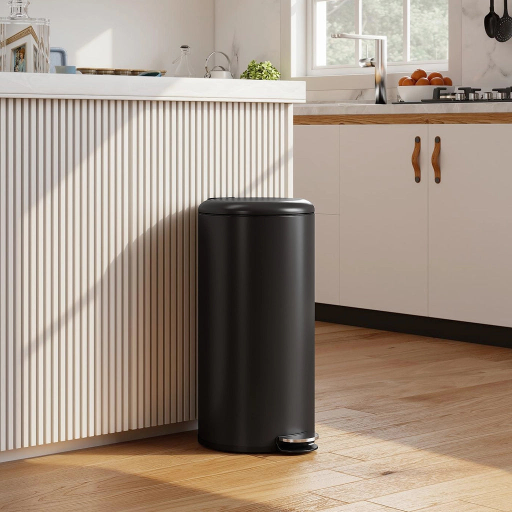 Cestino 30L Pedale ¨C Zephmum ¨C 36x30x63,5 cm, Nero