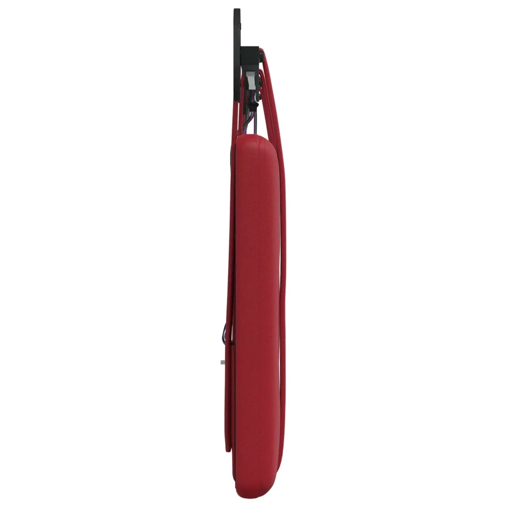 Testiera | Testata sospesa Con luce LED Rosso Vino Similpelle