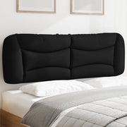 Cuscino Testiera Hvar Nero 160 cm in Tessuto 374590