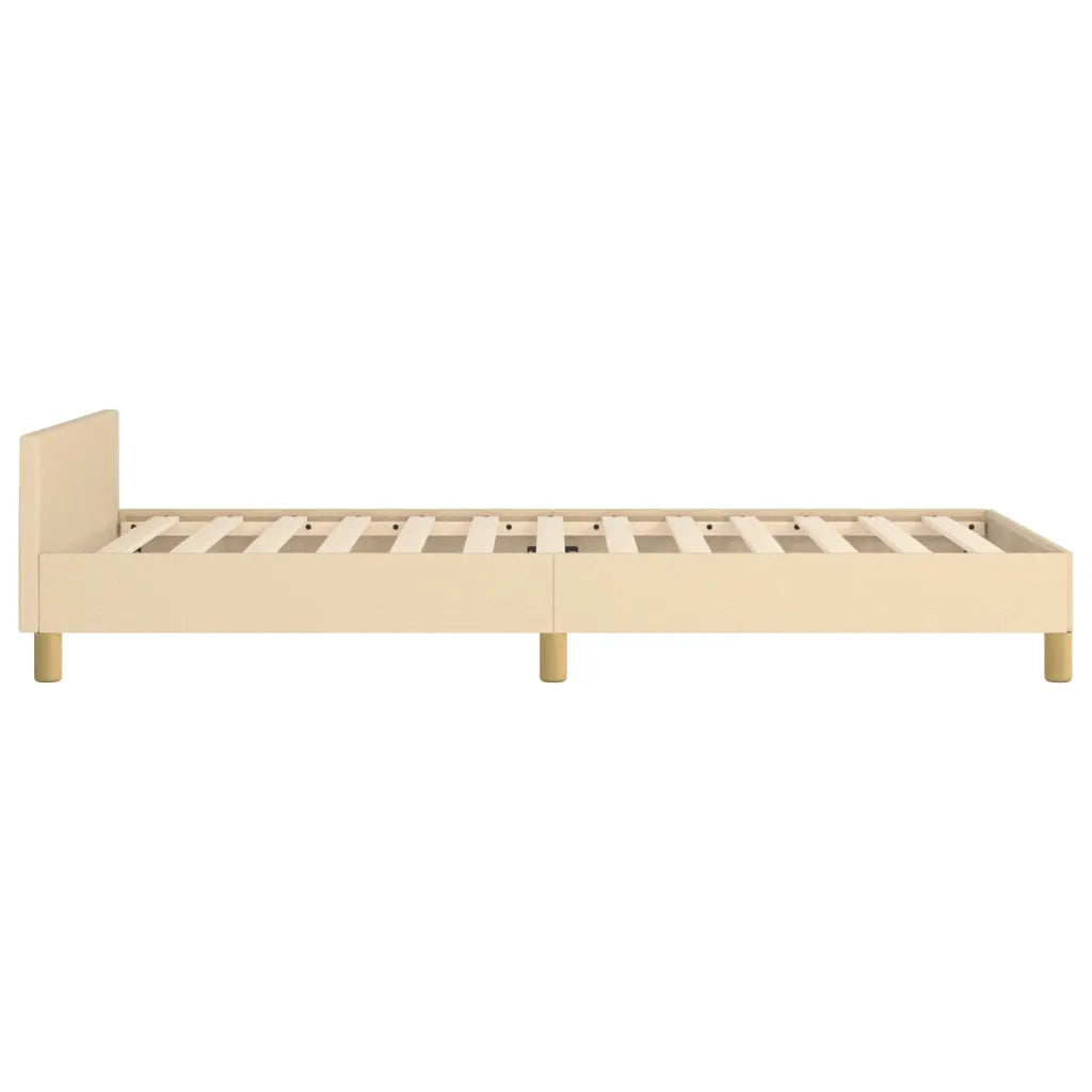 Giroletto senza Materasso Crema 100x200 cm in Tessuto