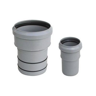 TRONCHETTO PP RIDUZIONE AL PVC VALSIR- Diam. F 75 x M 82 lungh. 80- VALSI- pezzi 1