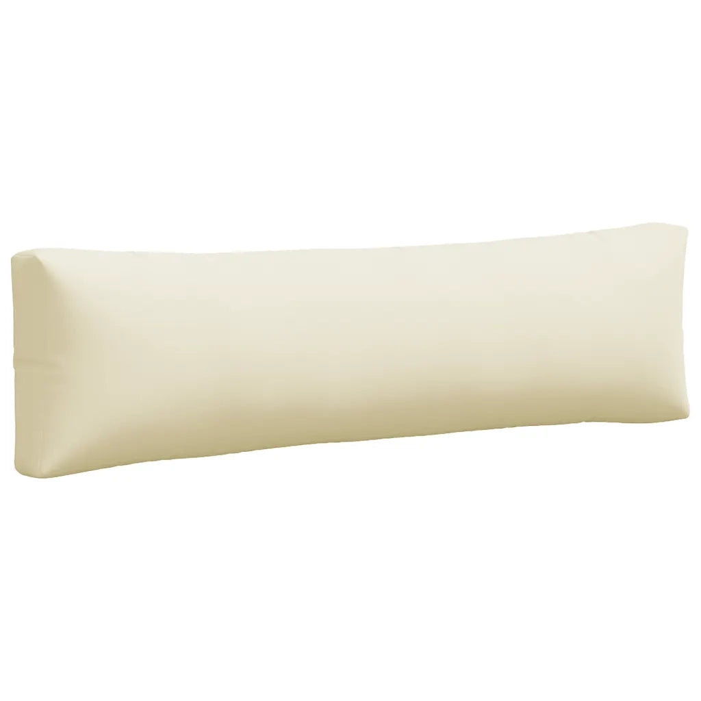 Cuscini per Pallet 2 pz Crema in Tessuto 360924