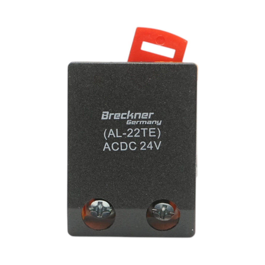 Lampada di segnalazione a LED gialla 24V AC/DC 22mm Breckner Germany