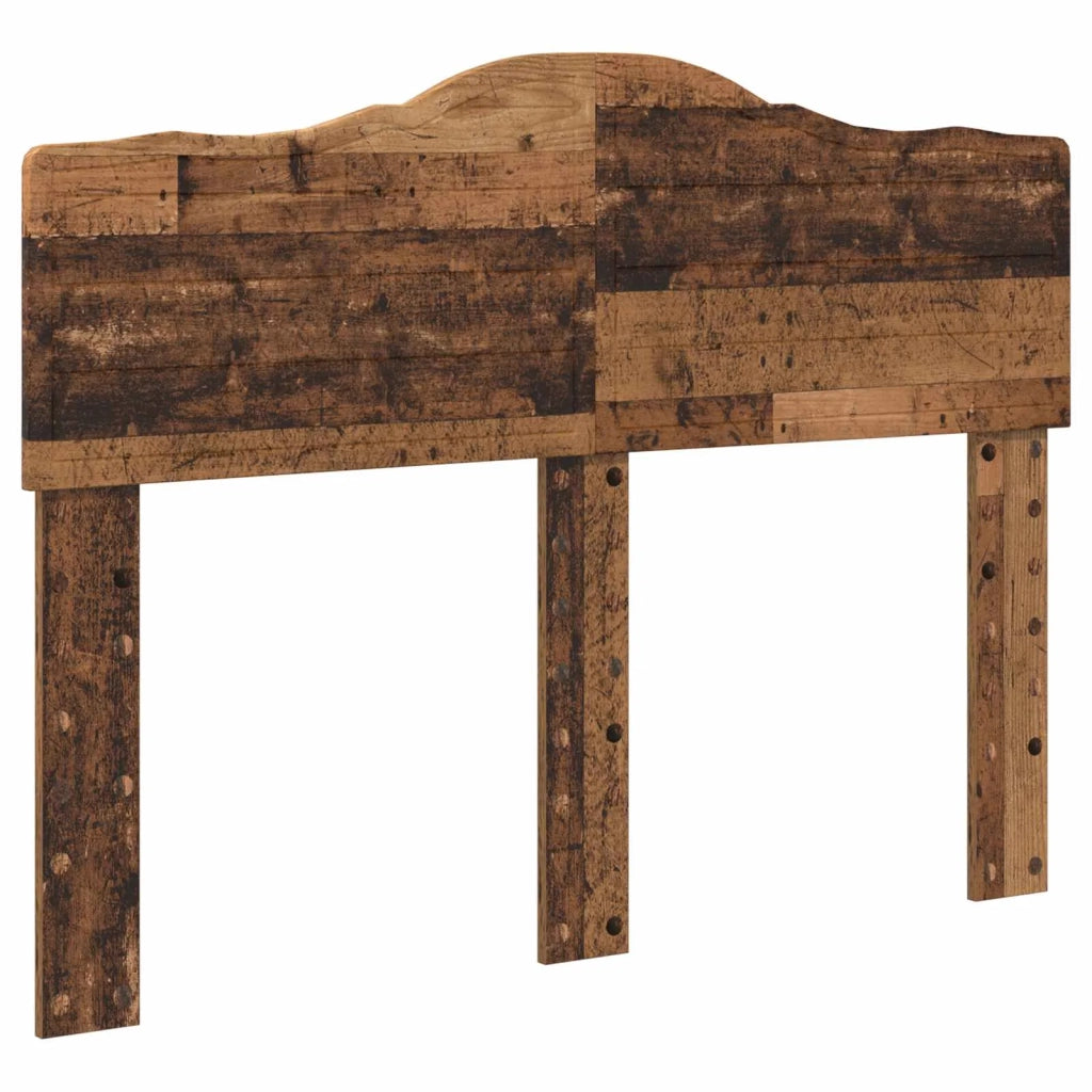 Letto matrimoniale | Letto per adulti | Struttura del letto Legno vecchio 120 x 190 cm Pino massello