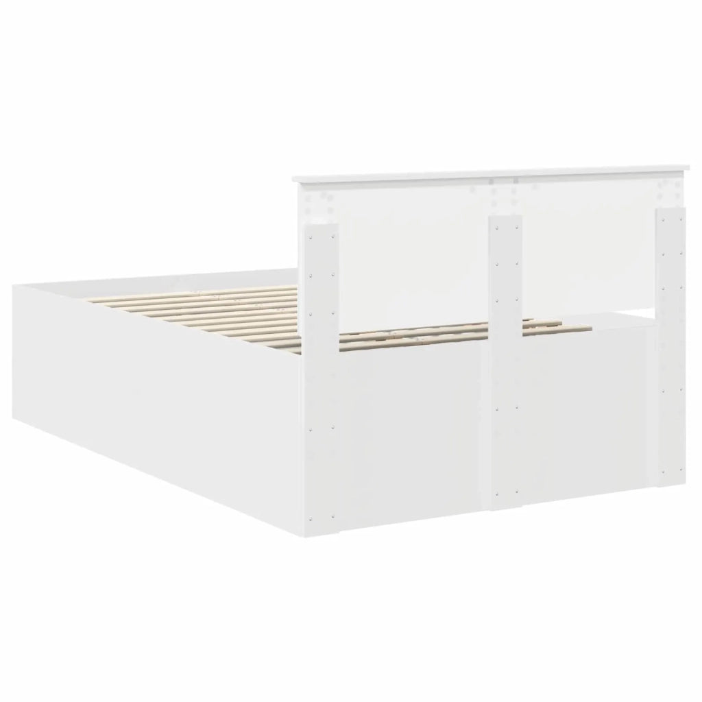 Struttura del letto Bianco 135 x 190 cm Legno multistrato 3408585