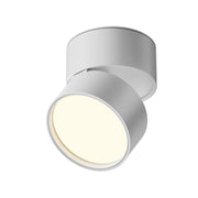 Maytoni Lampada da soffitto moderna Onda 1 luce LED integrato bianco alluminio