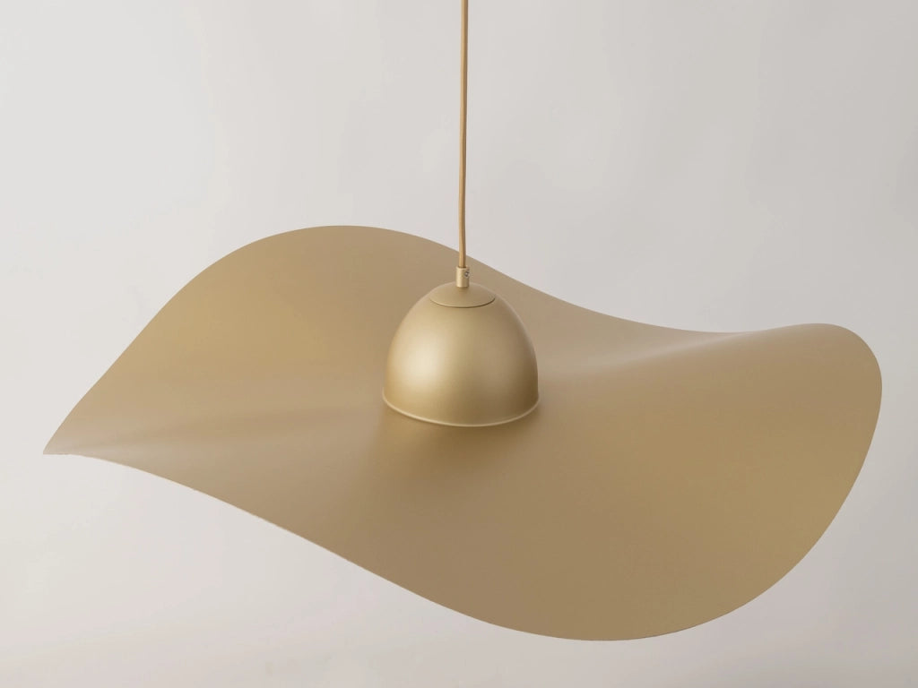 Lampada a sospensione Kapello a cappello oro Ø76 E27 Sigma