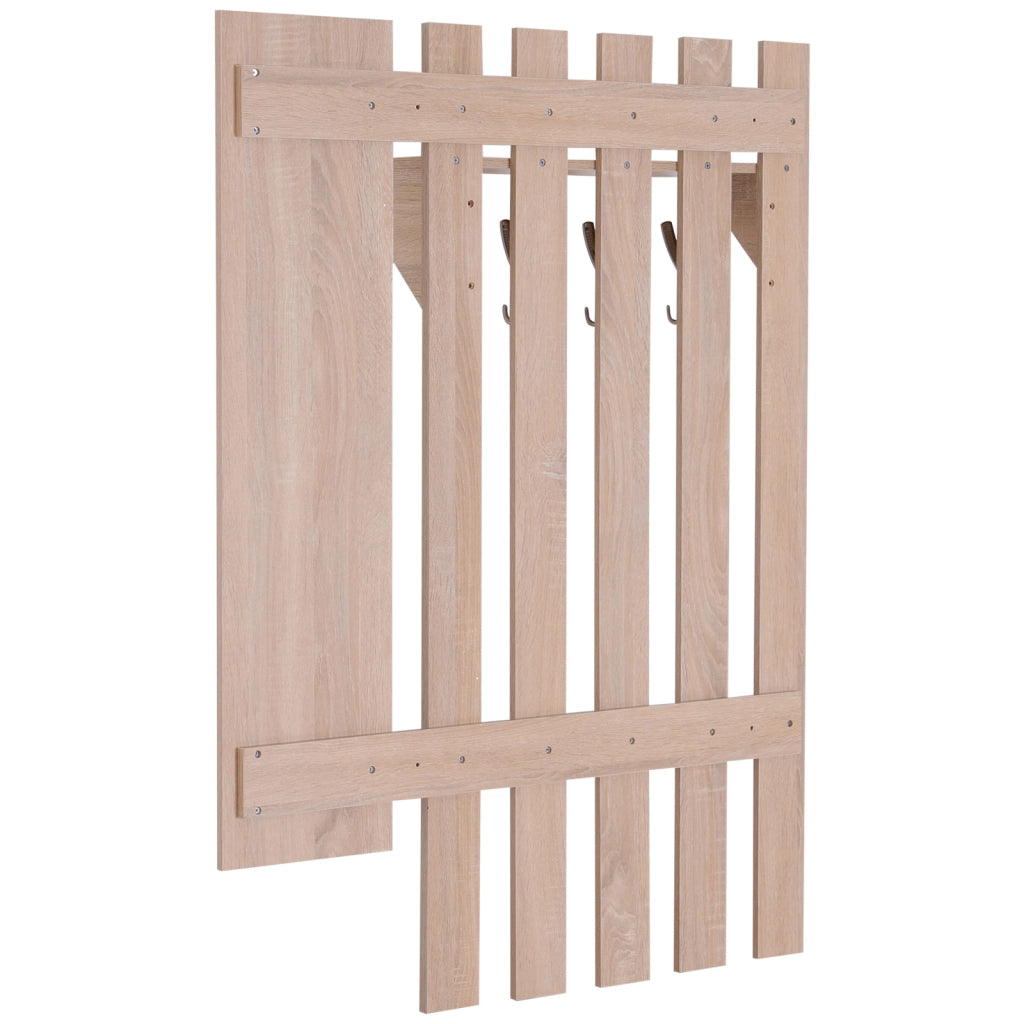 Set Guardaroba Ingresso con Specchio e Scarpiera ¨C Xylo ¨C Rovere 90x21.5x116cm