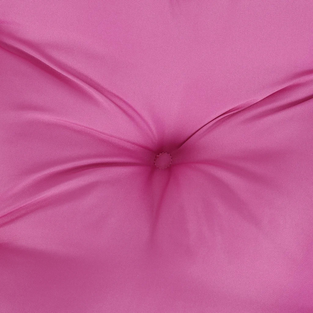 Cuscino per pallet | Cuscini per sedie Rosa 60x60x12 cm Tessuto
