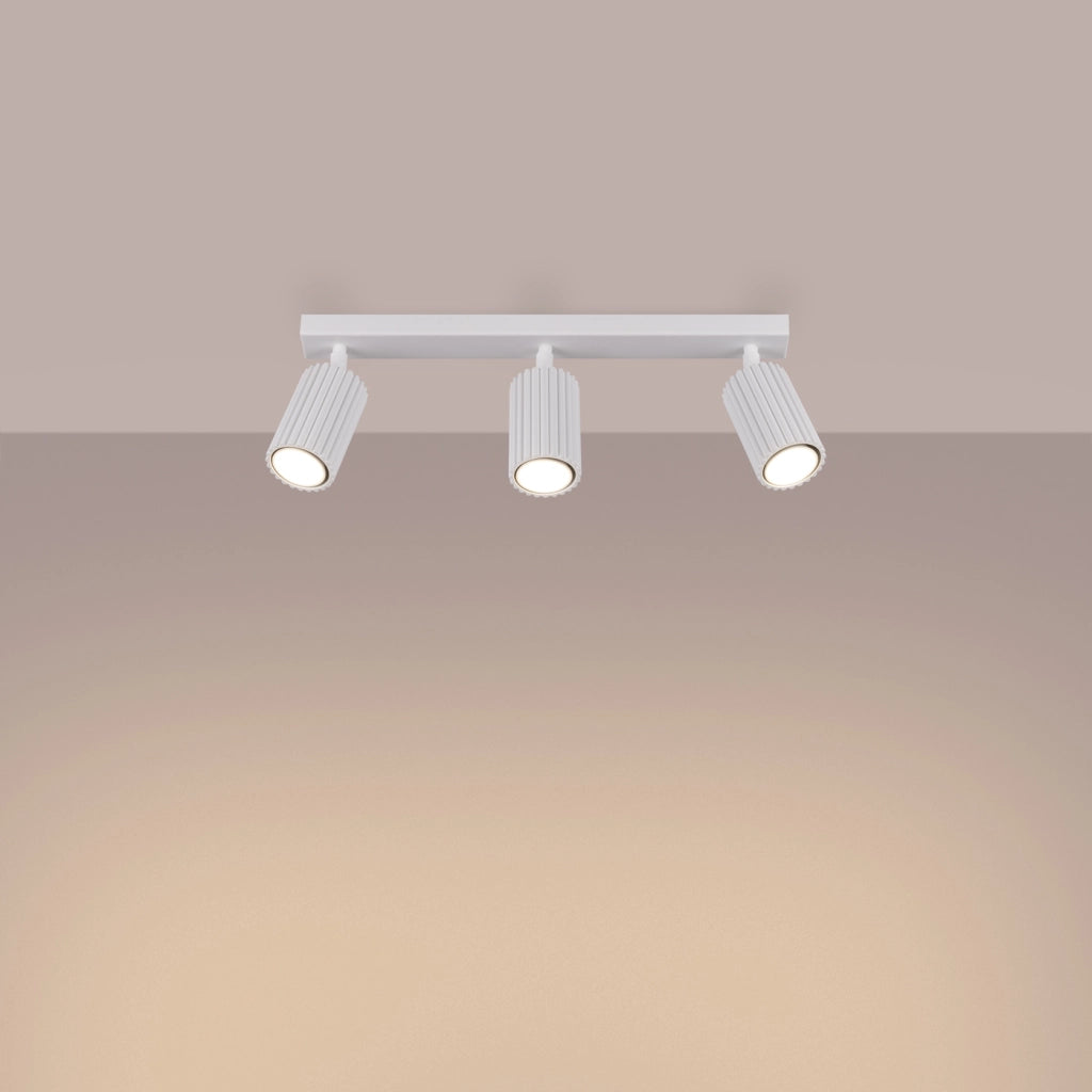 Lampada da soffitto KARBON 3L bianco
