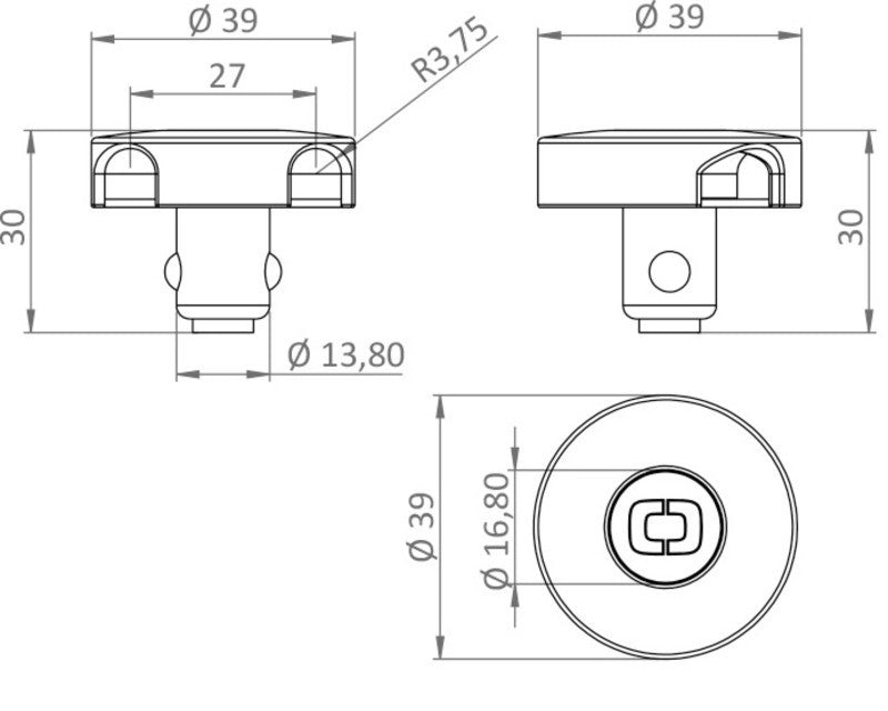 Attacco rapid lock parte removibile Attacco rapid