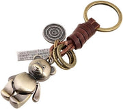 Beer Sleutelhanger Schattige per Bambine e Donne in Metallo - Marrone - 24 cm